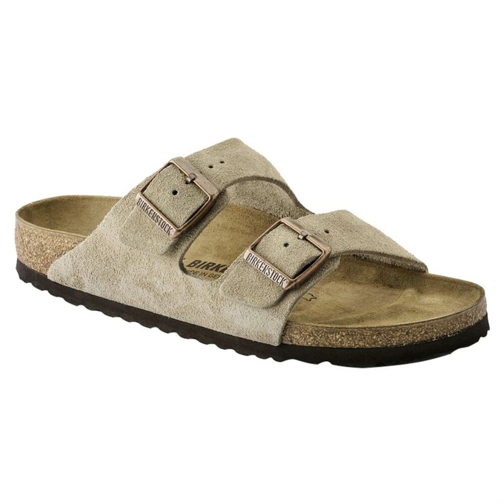 Birkenstock Suede Sandals - Taupe